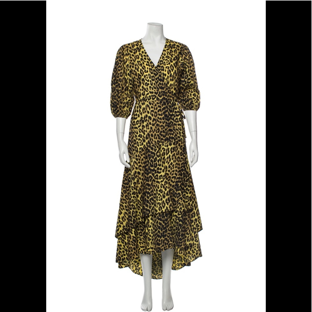 Ganni wrap dress size 36